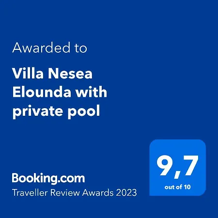Villa Nesea Elounda With Private Pool Chavgas